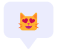 Smiling cat with heart eyes OnlyFans management